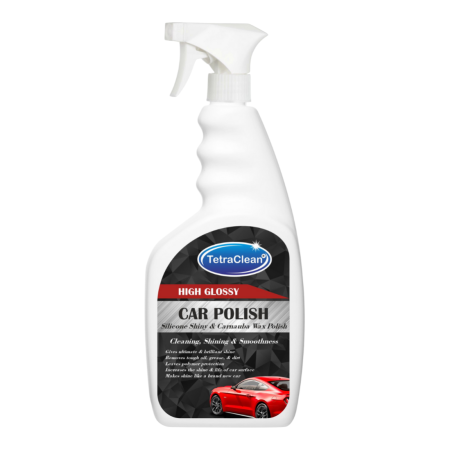 TetraClean Car Polish, 500ml – Wax Formula Vehicle Cleaner-Lasting Shine and Protection Yor Car