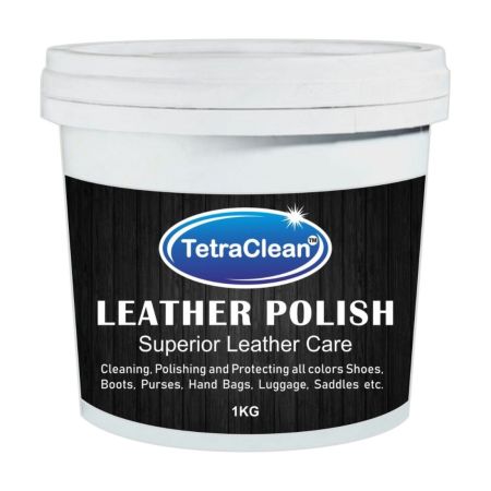 TetraClean Shoe Polish, Superior Leather Care, & Protects Shoes, Bags, Boots, Luggage & Leather Accessories (1 KG)