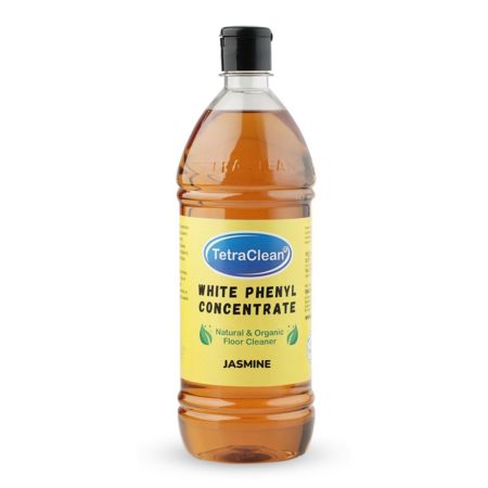 TetraClean White Phenyl Concentrate Liquid | Powerful Disinfectant & Floor Cleaner 1Ltr